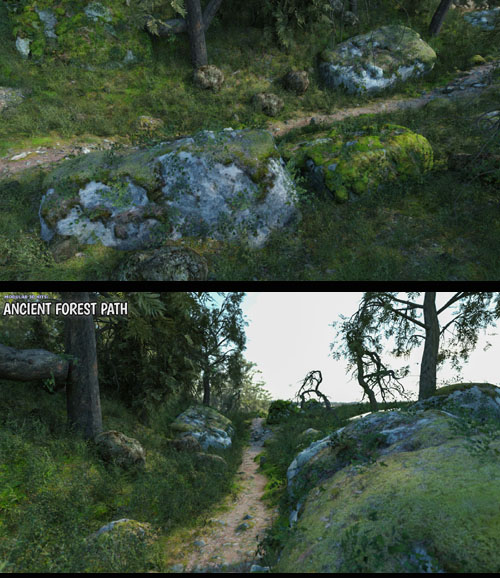 Modular 3D Kits: Ancient Forest Path
