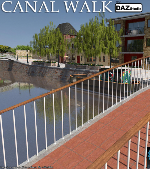 Canal Walk for Daz Studio