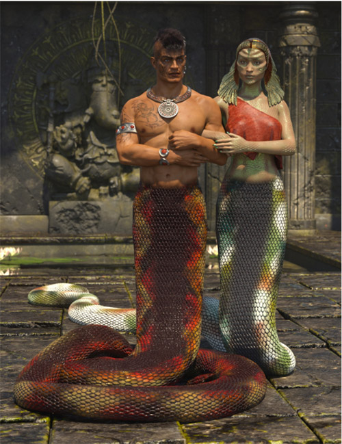 Lamia Mania - Textures for Lamia Tail and Clothes