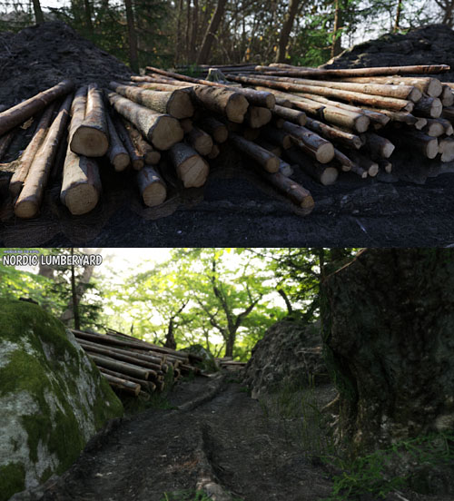Modular 3D Kits: Nordic Lumberyard