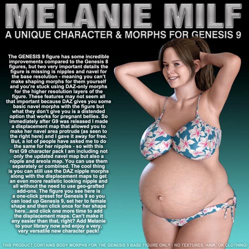 Melanie MILF for Genesis 9