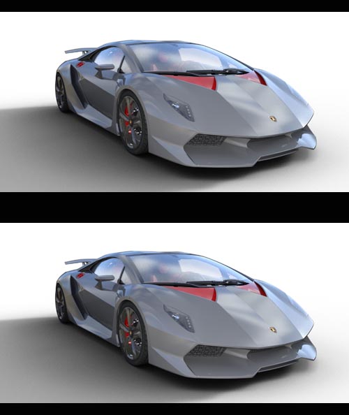 Lamborghini Sesto Elemento For Daz3d