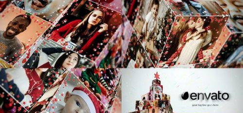 Videohive - Christmas Tree Photo Opener - 49662845