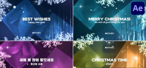 Videohive - Christmas And New Year Typography for After Effects - 49699498