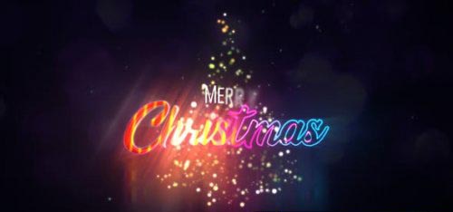 Videohive - Merry Christmas Logo Opener - 49726293