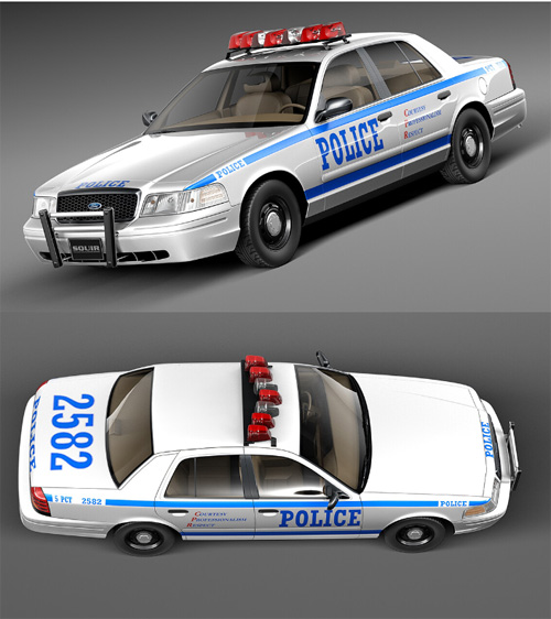 Ford Crown Victoria Police Car 1998-2011