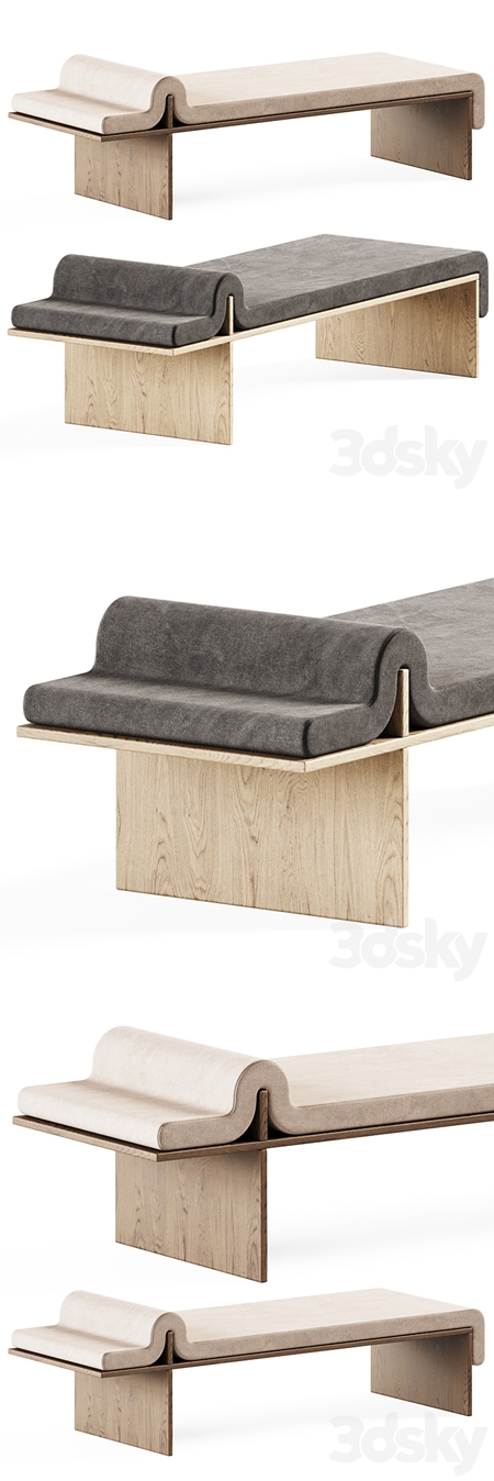 Melt Daybed By Bower Studio / Upholstered bench