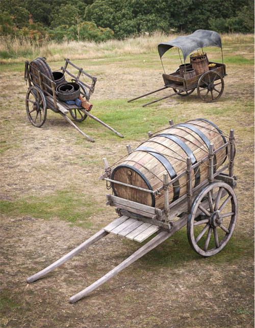 OR3D Medieval Carts Bundle