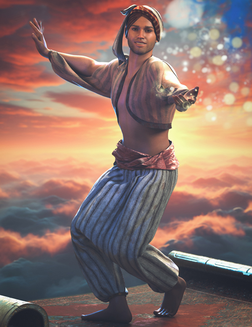 dForce Aladdin Outfit for Genesis 9