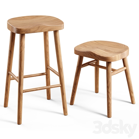 Zara Home – The ash wood stool