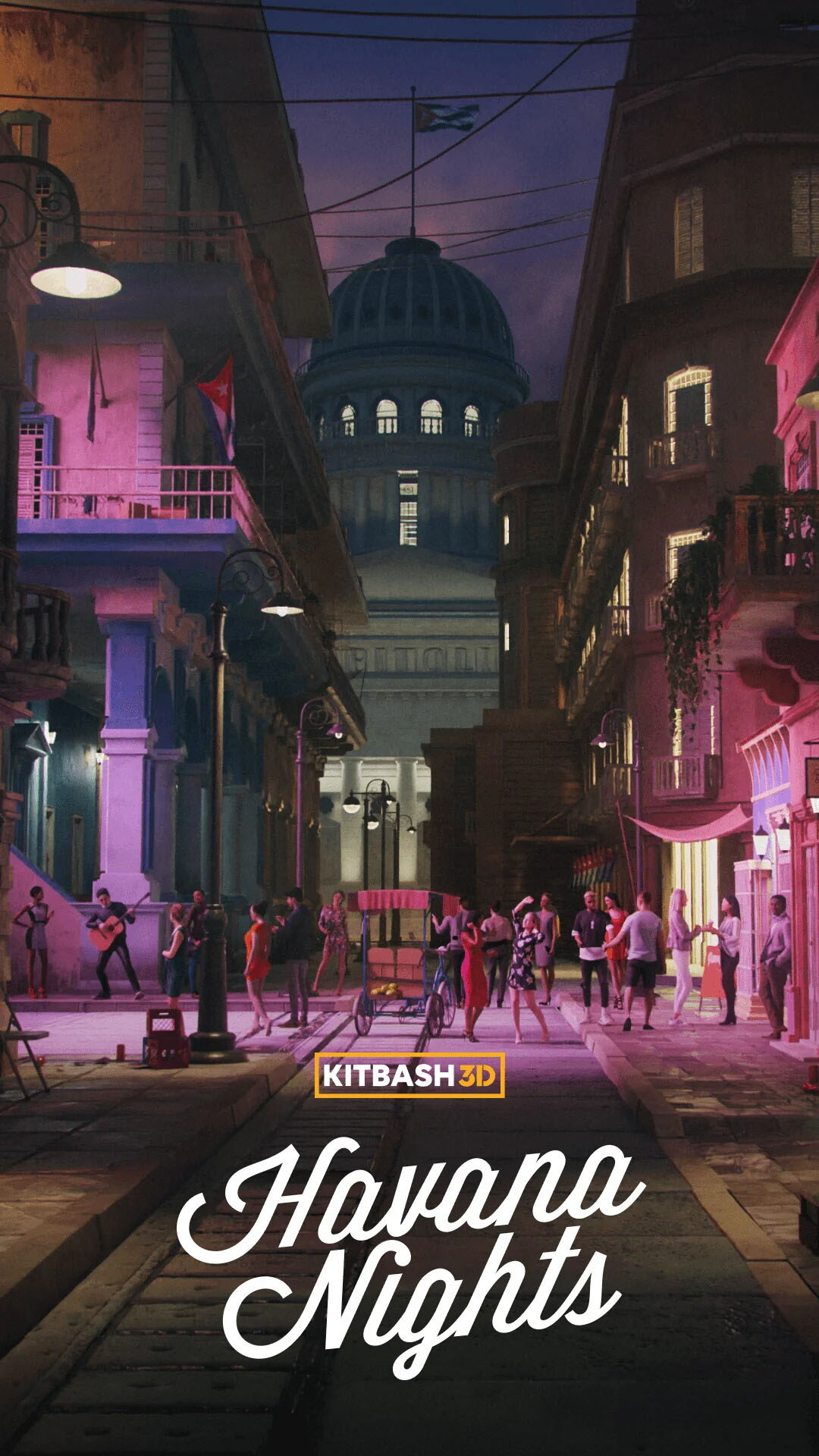 Kitbash3D Havana Nights (Blender 4K)