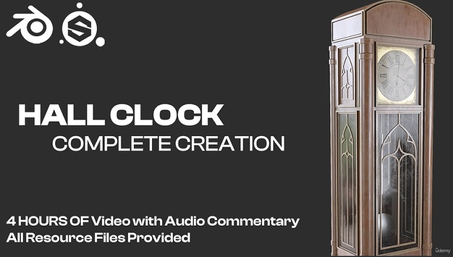 Udemy – Creating a Hall Clock in Blender and Substance Painter