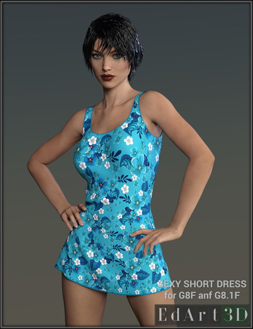 dForce Sexy Short Dress for G8 and G8.1 Female