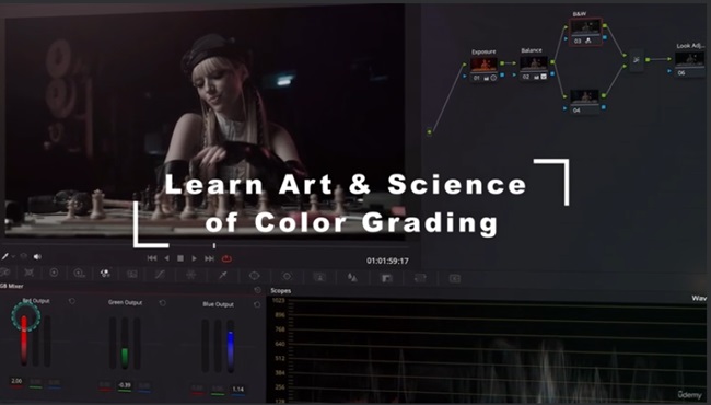 Udemy – Master Color Grading in DaVinci Resolve 18.6