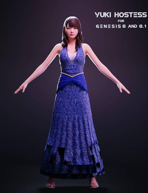 Yuki Hostess For Genesis 8 and 8.1 Female