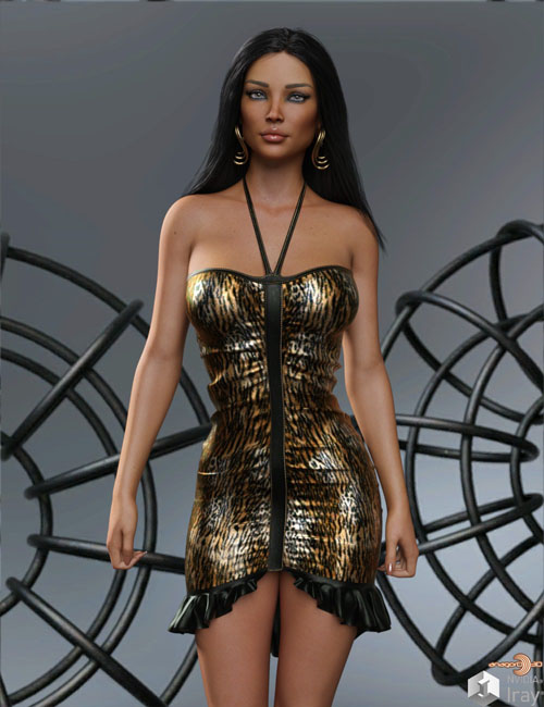VERSUS - dForce Ruched Occasion Dress II Genesis 8-8.1F and G9