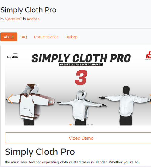 Simply Cloth Pro 3 + Cut & Sew Asset Library