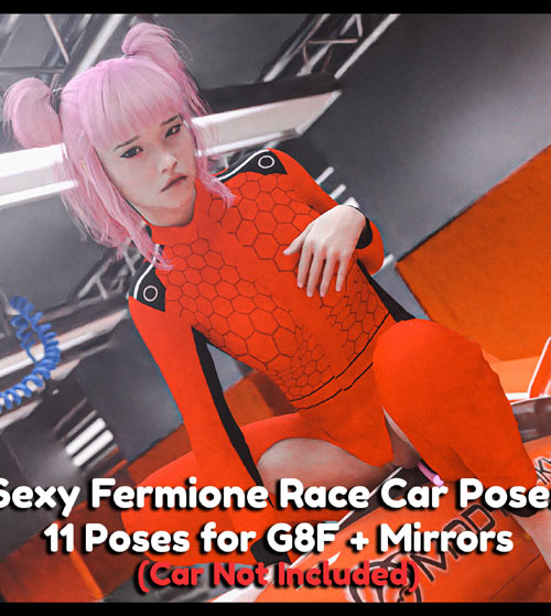 11 Sexy Fermion Race Car Poses for G8F