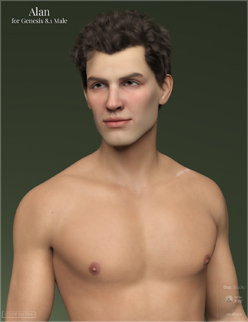 CGI Alan for Genesis 8.1 Male