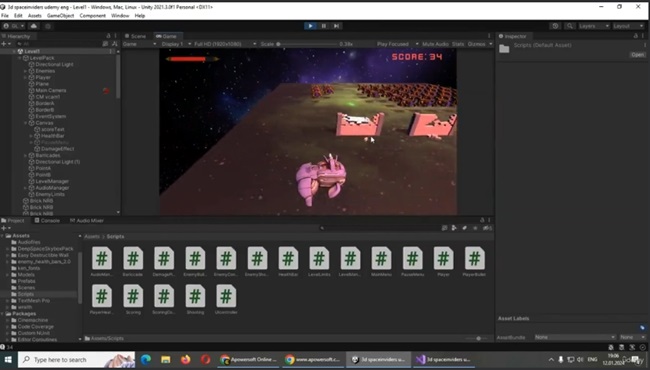 Udemy – Complete 3D Space Shooter in Unity C# For Beginners 2024