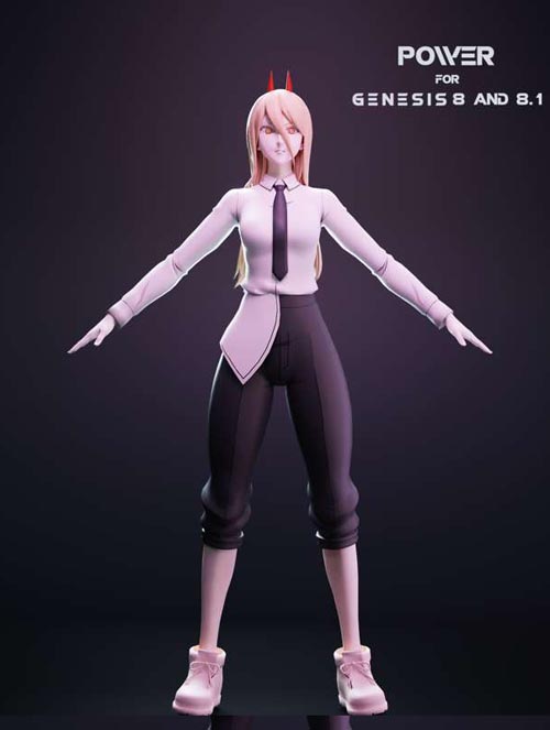 Power For Genesis 8 And 8.1 Female Done (Patreon)