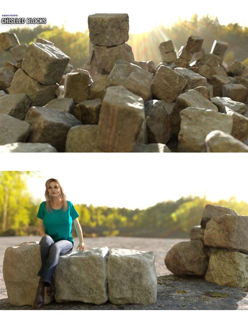 Photo Props: Chiseled Blocks