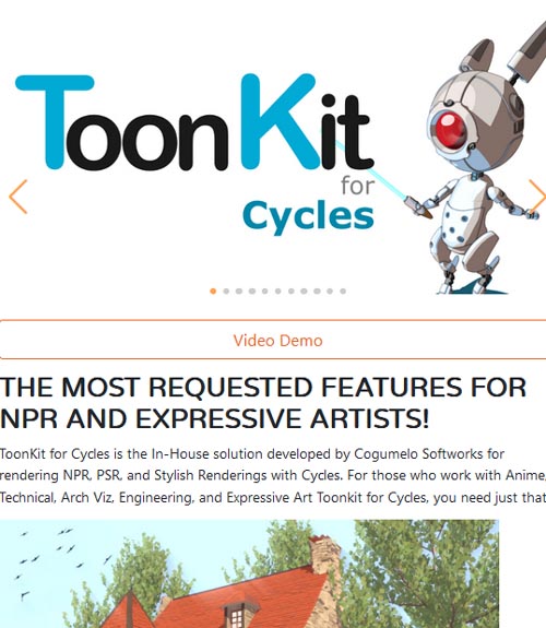 Toonkit For Cycles v1.7 (Blender)