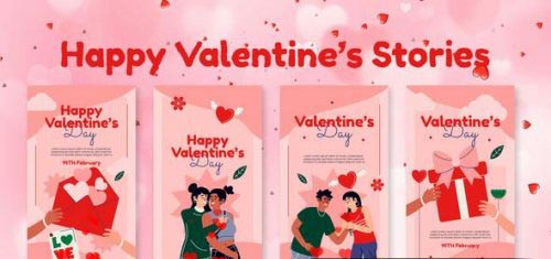 Videohive - Valentines Day Instagram Stories And Reel - 50282955