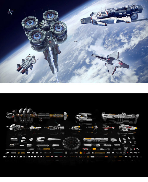 kitbash3d: Spaceships