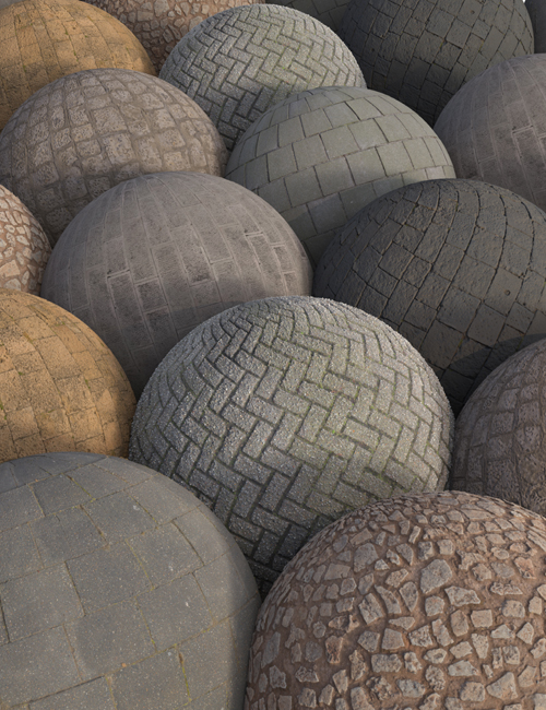PBR Scanned Pavement Shaders Vol 1