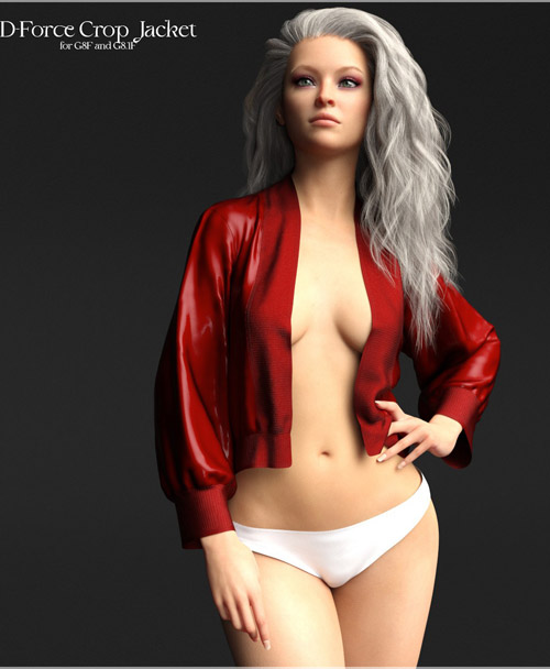 D-Force Crop Jacket for Genesis 8 Females