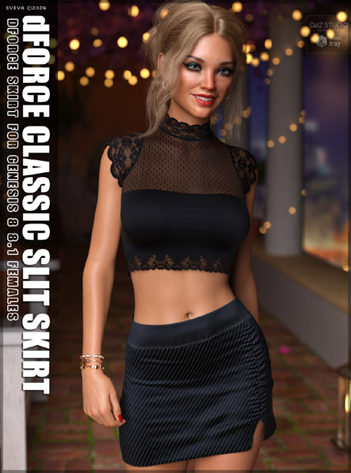 dForce Classic Slit Skirt G8G8.1F