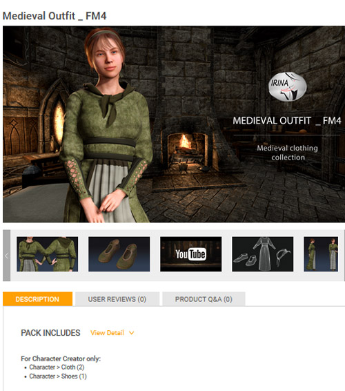 Medieval Outfit   FM4