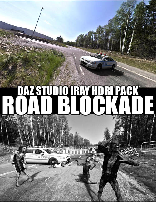 Road Blockade - Daz Studio Iray HDRI Pack