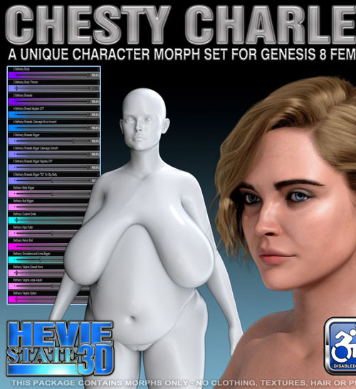 Chesty Charley for Genesis 8 Female