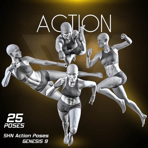 Shn Action Poses