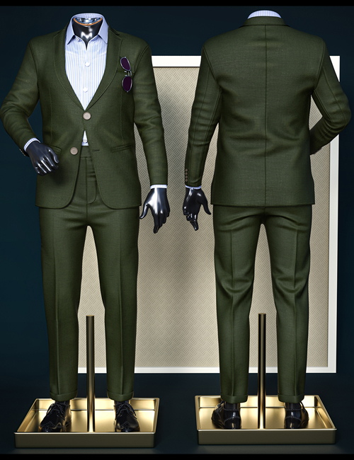dForce Gentleman Style Outfit Texture Add-On