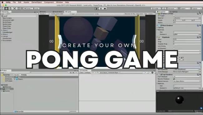 Udemy – Learn To Create A Pong Game In Unity & C#