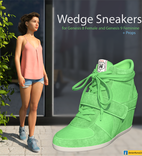 Wedge Sneakers for G8F and G9F
