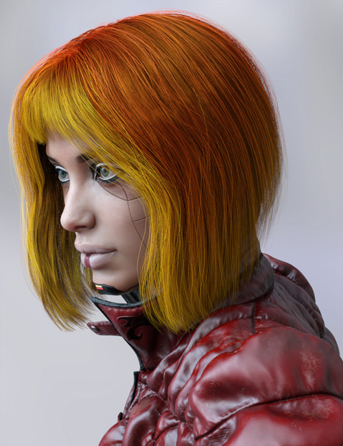 MRL Paintbox for dForce Casual Bob Hair for Genesis 8 and 8.1 Female