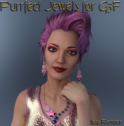 Purrfect Jewels for G3F