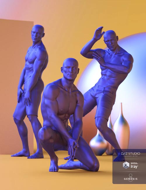 Solarized Poses for Genesis 8 Male