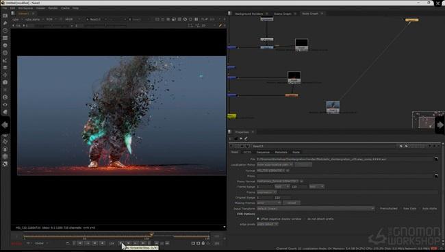 The Gnomon Workshop – Create Disintegration VFX in Houdini and Nuke