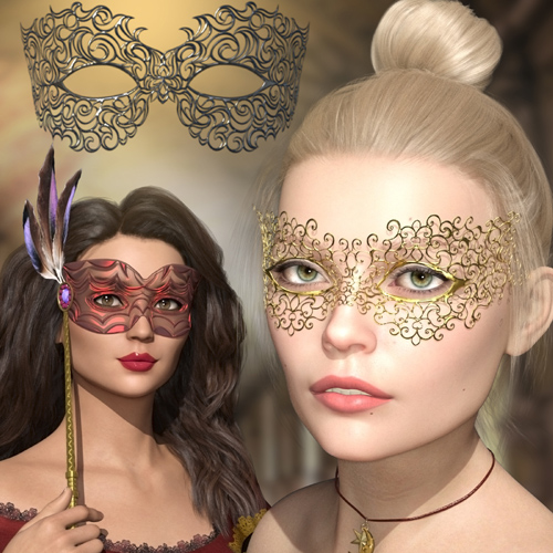 Mask Accessory for Genesis 8 men and women
