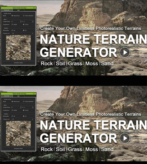 [ Reallusion Plugins ] Nature Terrain Generator Full for iclone 8+