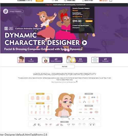Dynamic Character Design (Cartoon Animator)