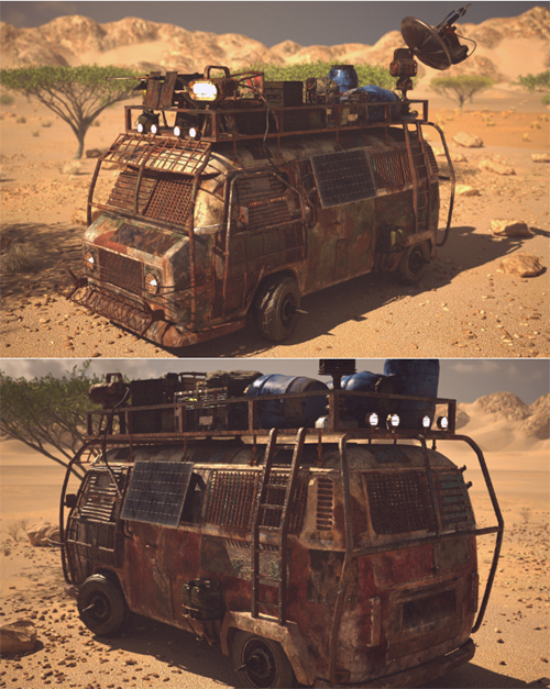 XI Post Apocalyptic Camper Van