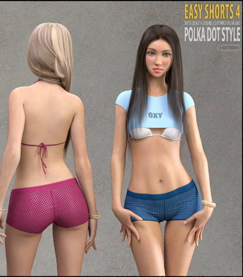 Easy Shorts 4 for Genesis 8 and 8.1 Female
