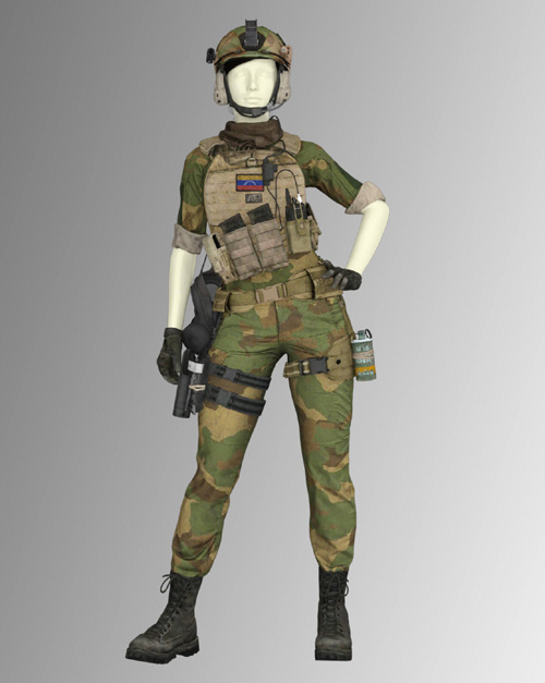 COD - Mara Forest Ops Outfit for Gensis 8 Female