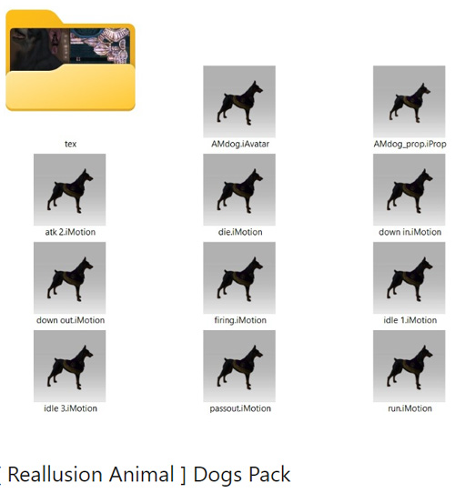 [ Reallusion Animal ] Dogs Pack